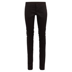 Vintage Gucci A/W 2004 Purple Ruched Silk Trousers