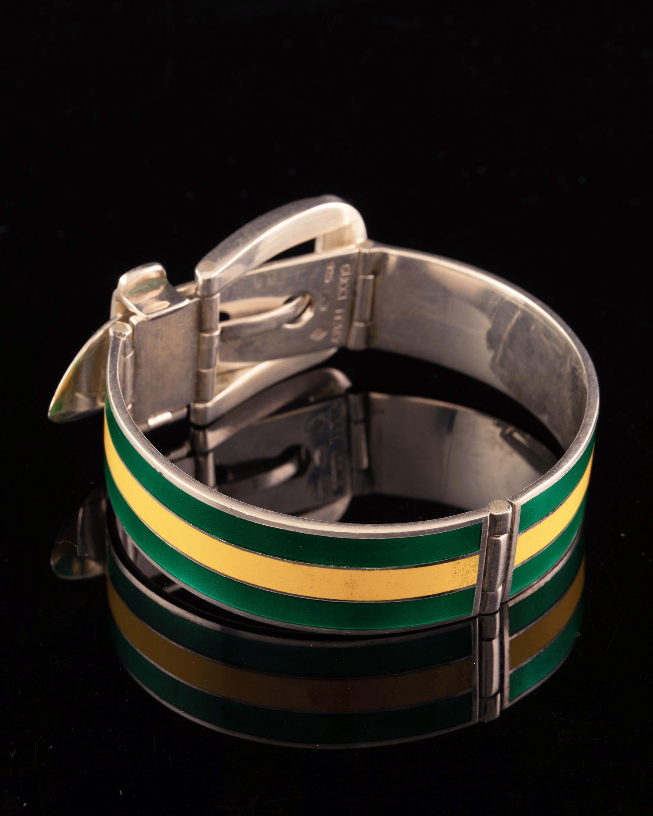silver gucci bangle bracelet
