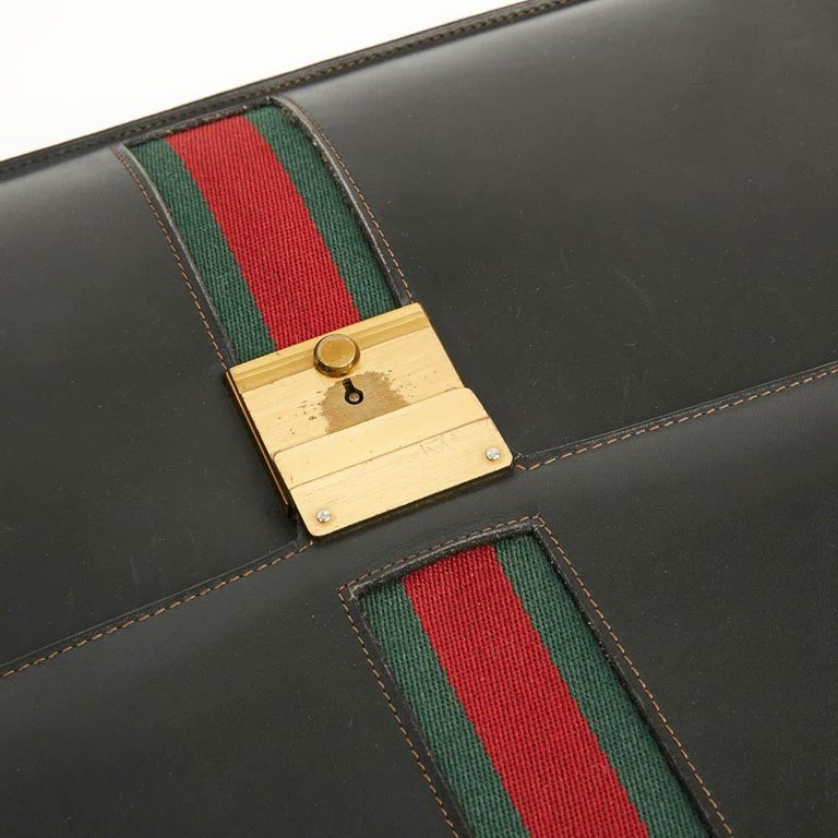 Vintage Gucci Black School Bag at 1stDibs | gucci school bag, black ...