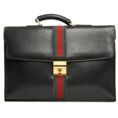 Retro Gucci Black School Bag 