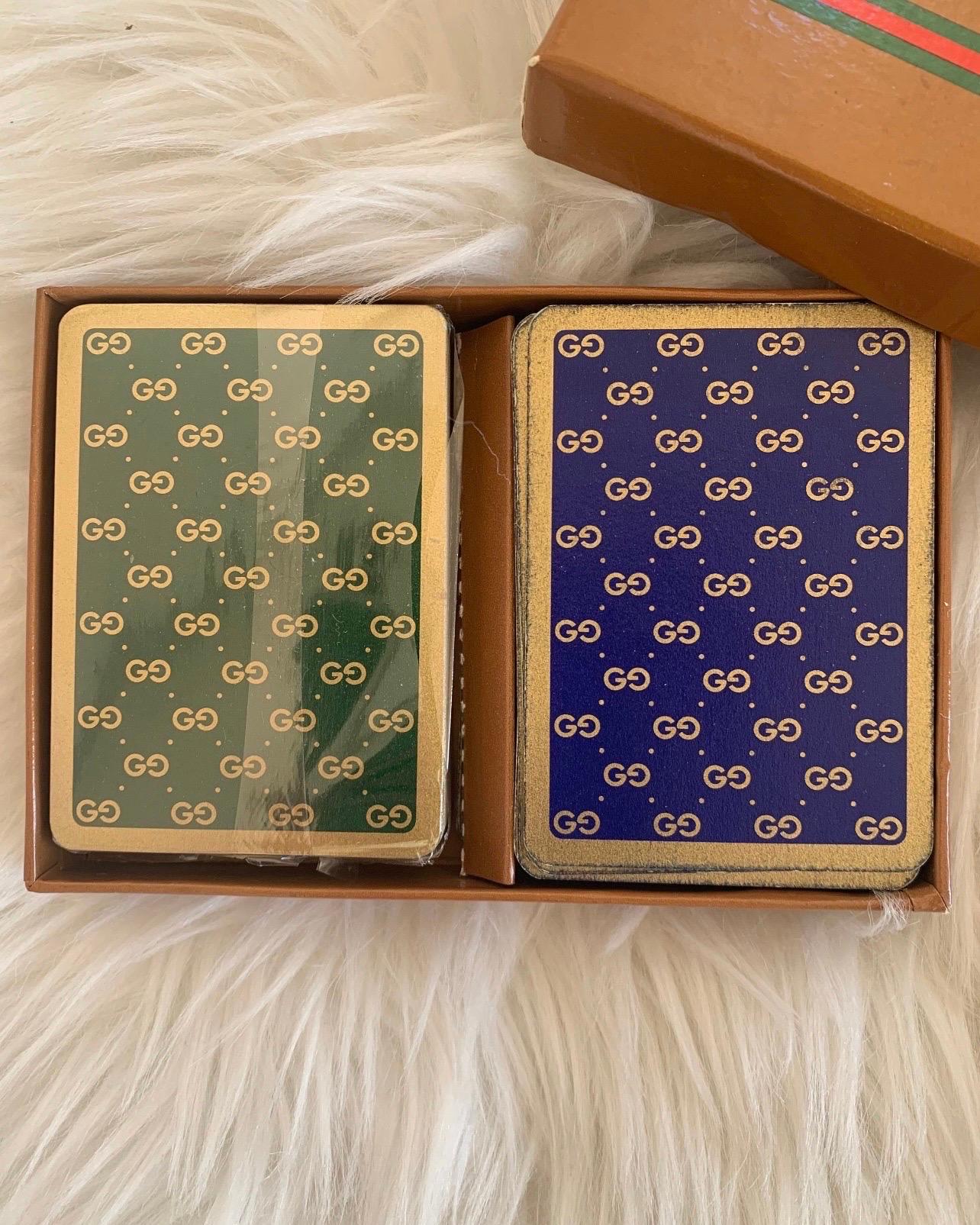 gucci playing cards