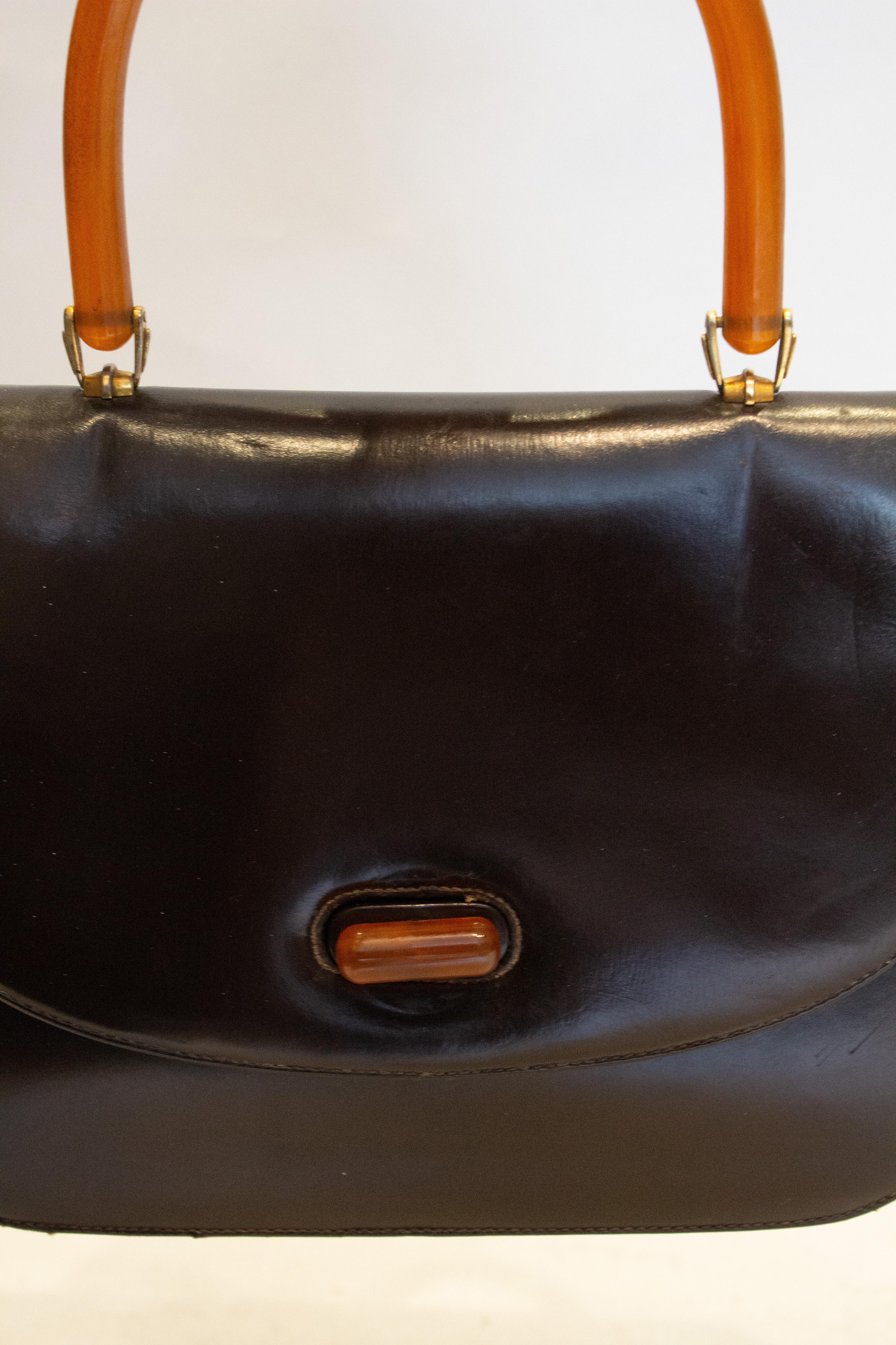 vintage brown leather gucci purse