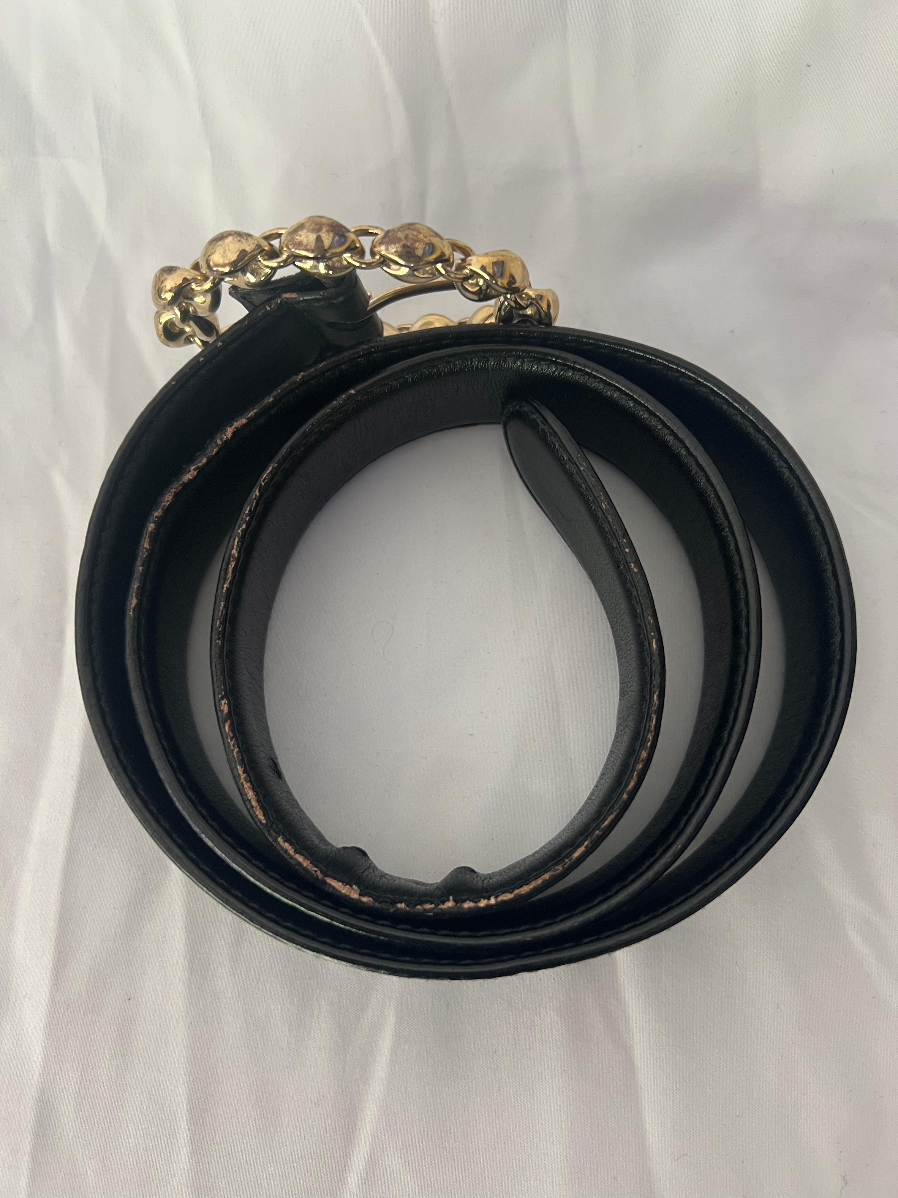 Vintage Gucci Buckle Belt In Good Condition In Beverly Hills, CA