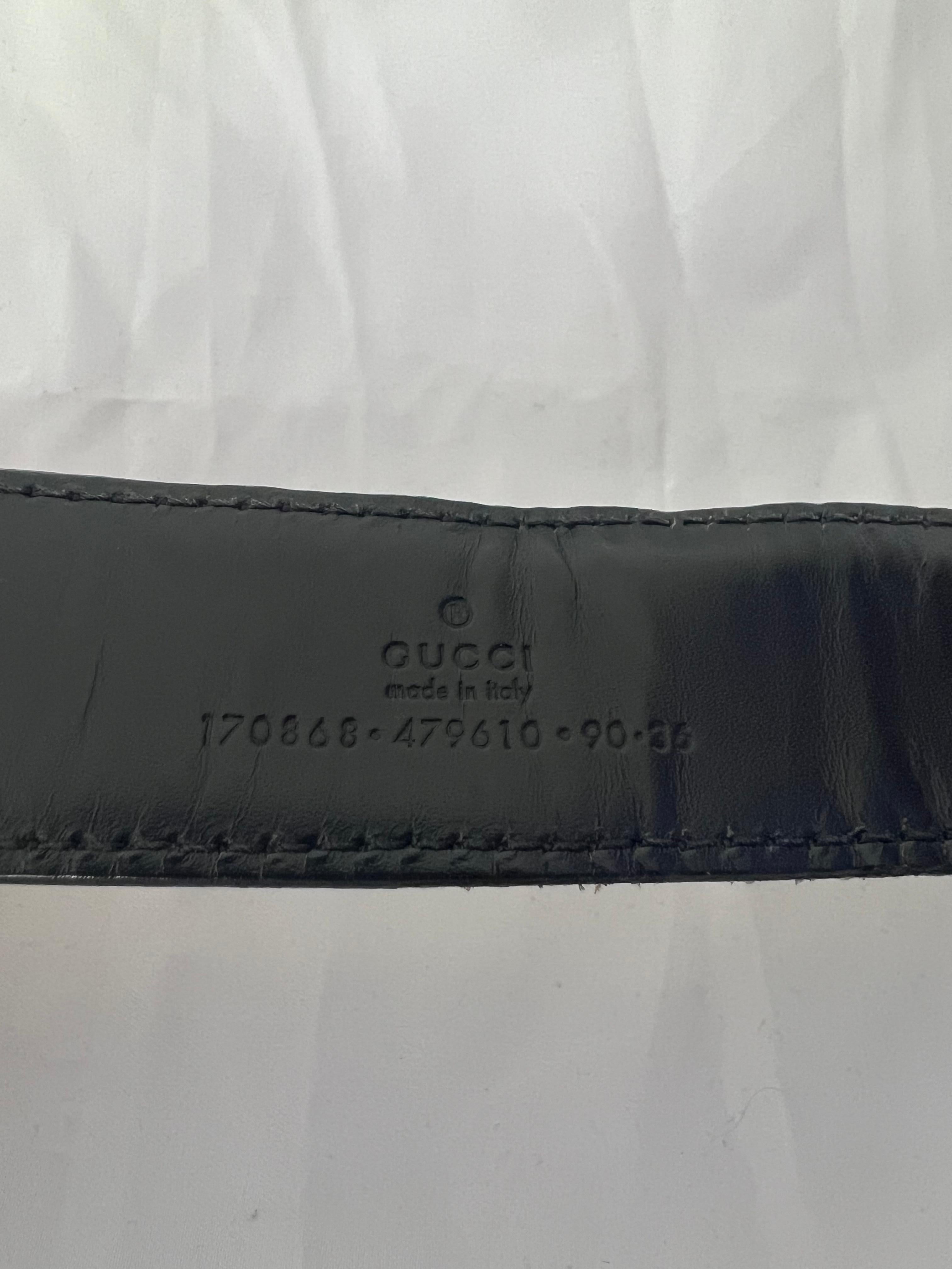Vintage Gucci Buckle Belt 3