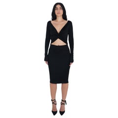 Vintage Gucci By Tom Ford 2004 Cutout Midi Dress