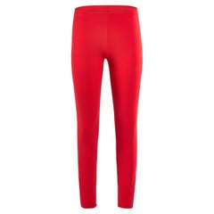 Vintage Gucci By Tom Ford A/W 1997 Red Wool Asymmetric Legging