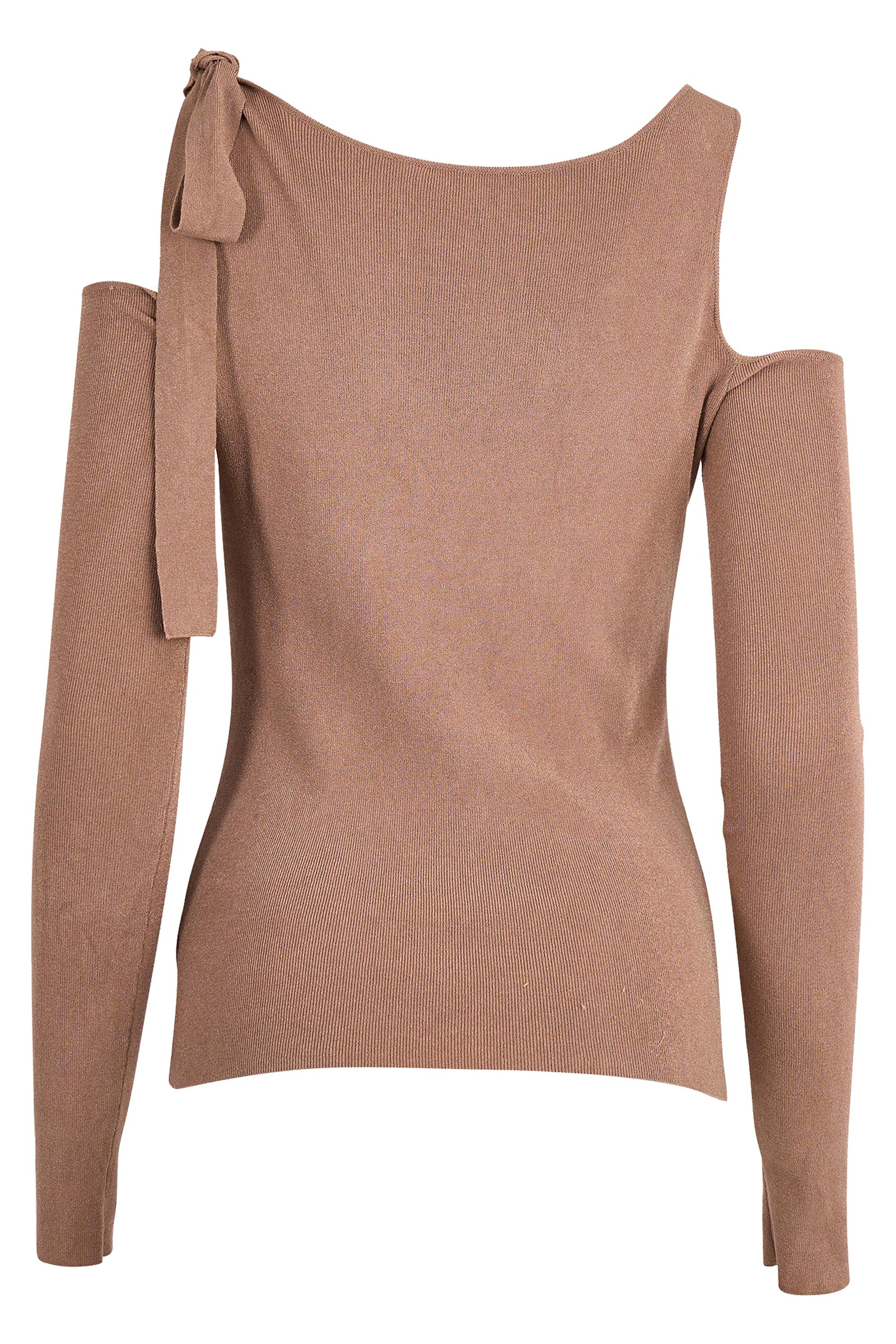Top a spalla aperta vintage Gucci By Tom Ford Beige in vendita 1