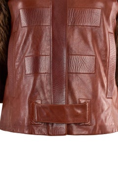 Vintage Gucci By Tom Ford F/W 2003 Leather Fur Jacket