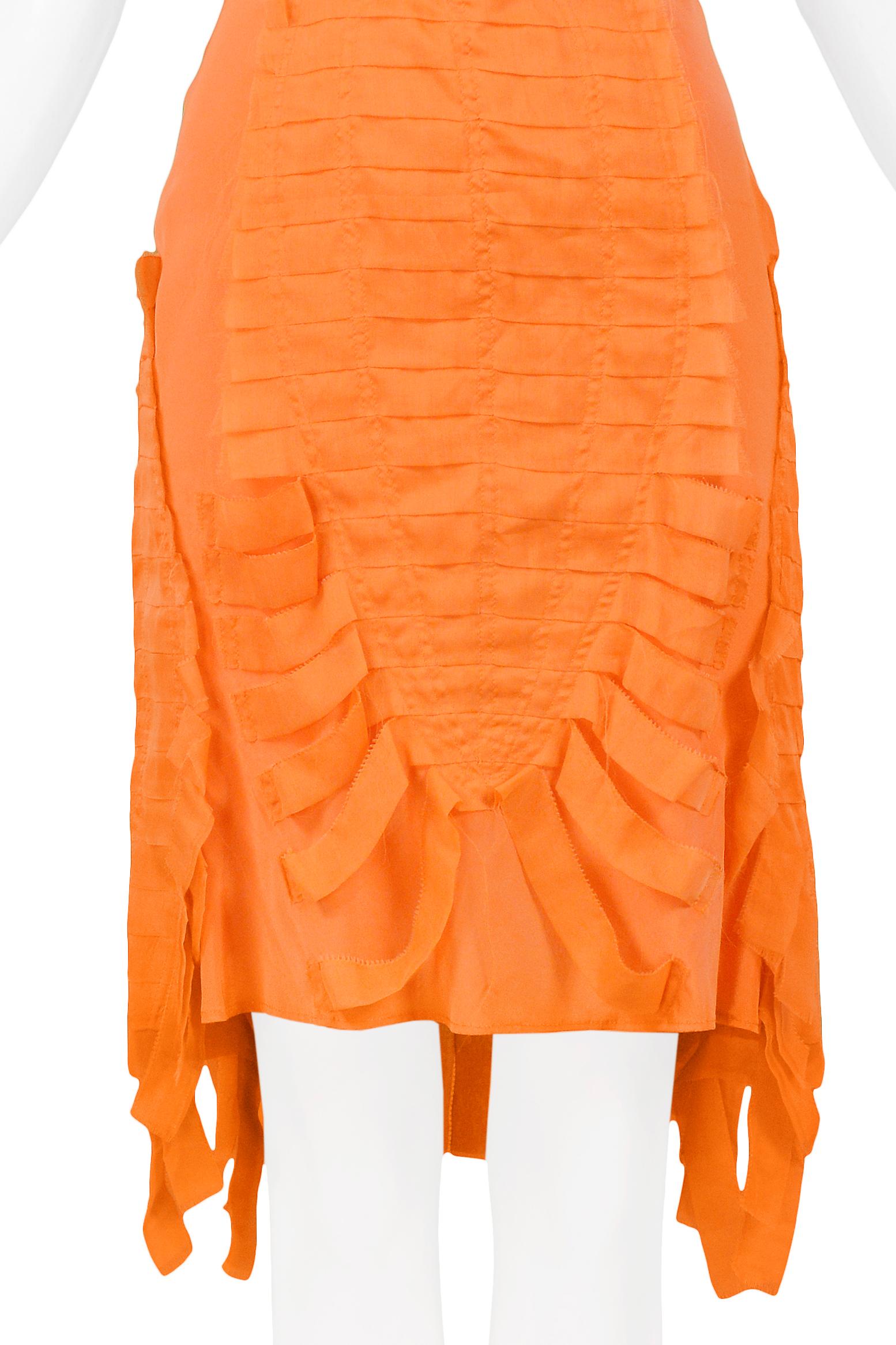 gucci orange dress