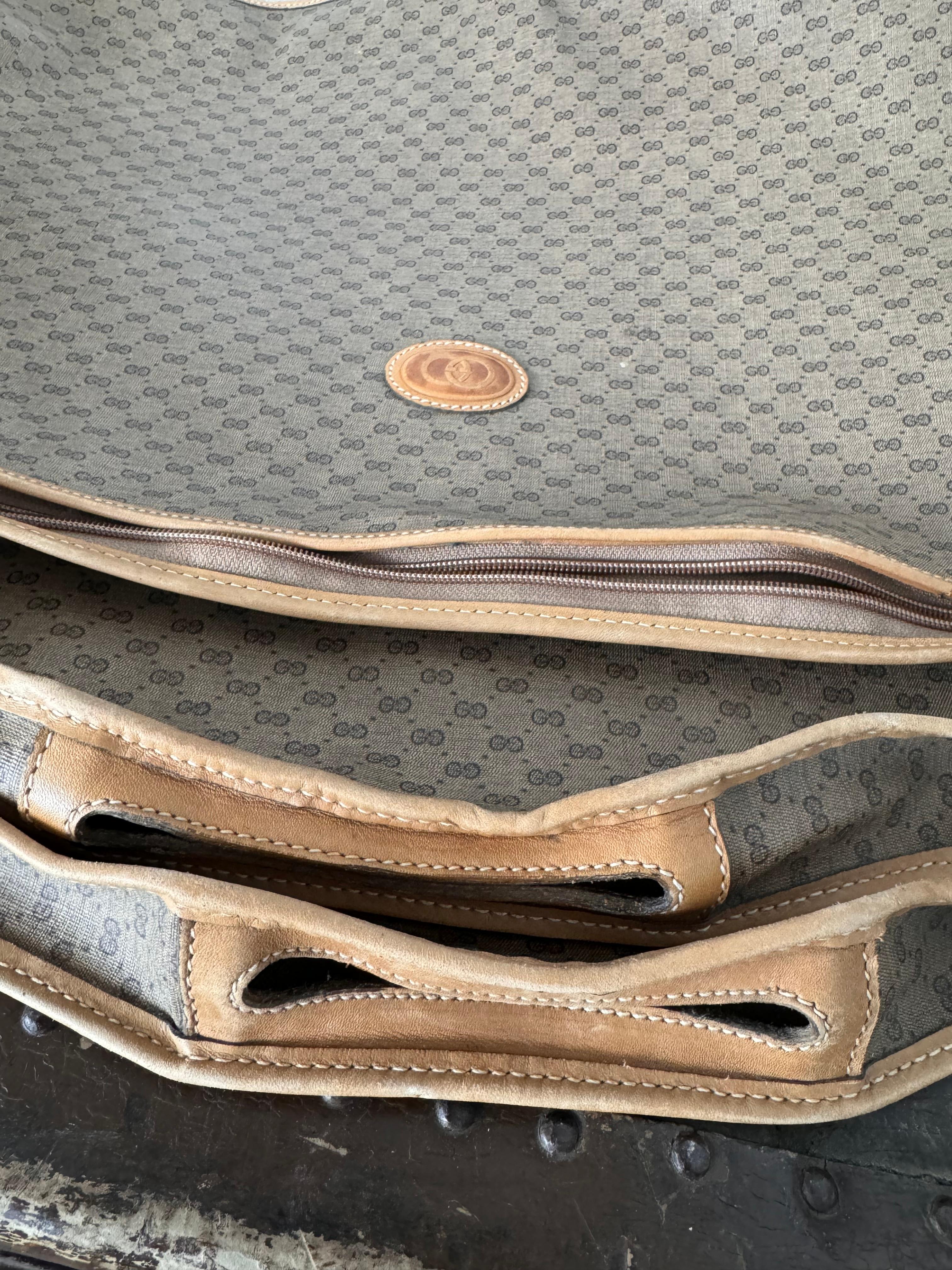 Vintage Gucci canvas GG monogram Garment Bag 1