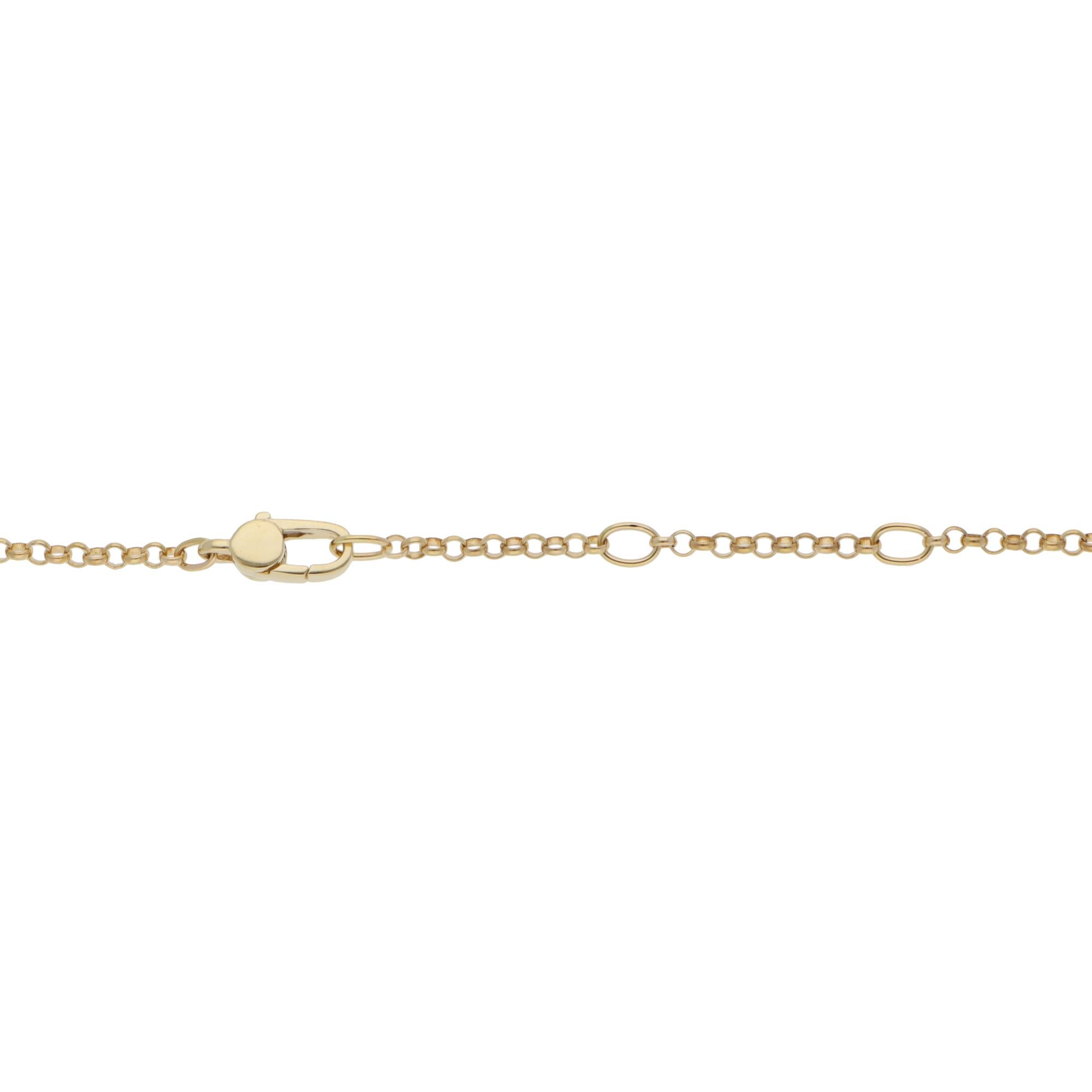 Collar con Encanto Gucci Vintage en Oro Amarillo en Excelente estado para la venta en London, GB