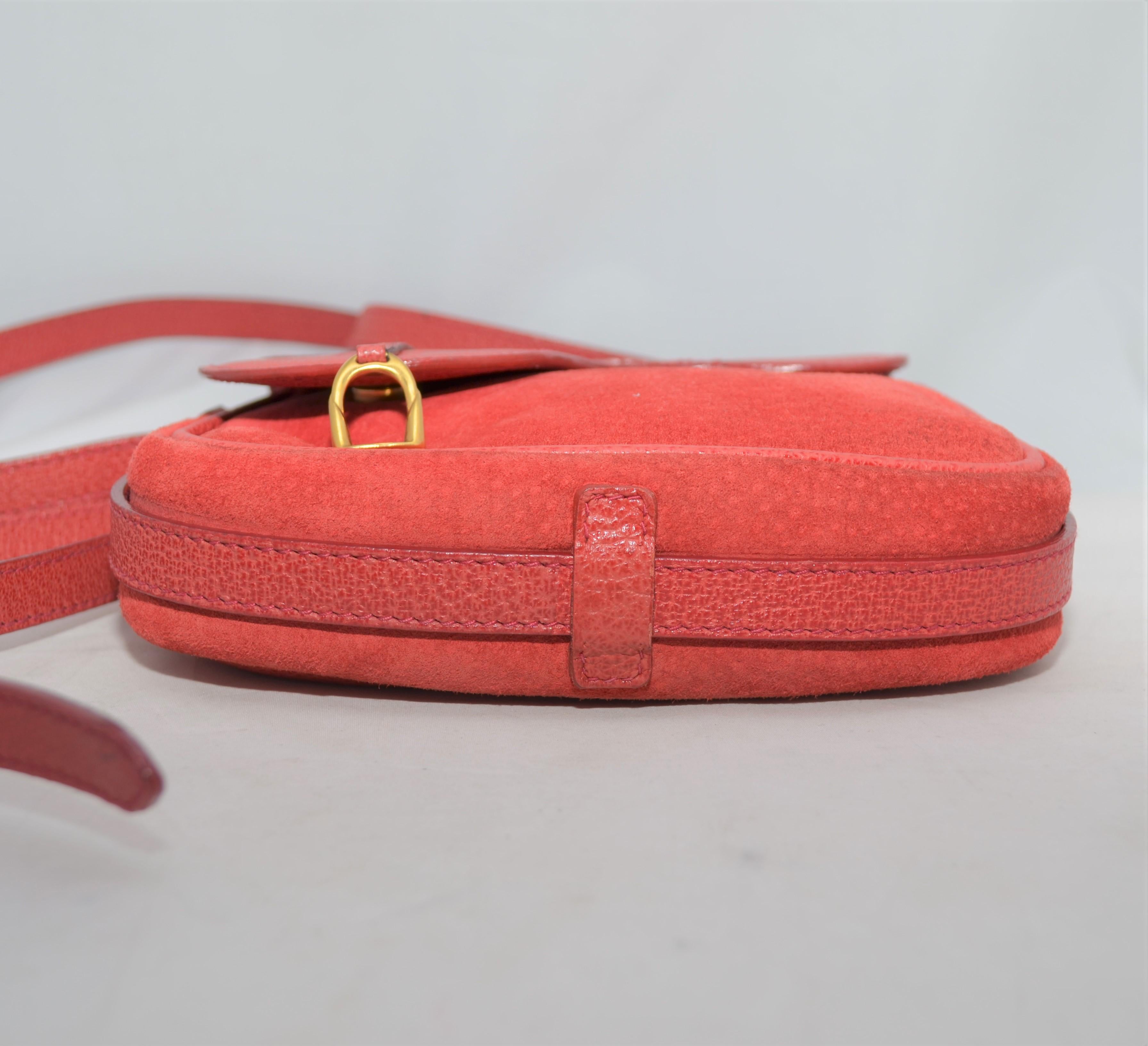 Orange Vintage Gucci Crossbody Saddle Belt Bag
