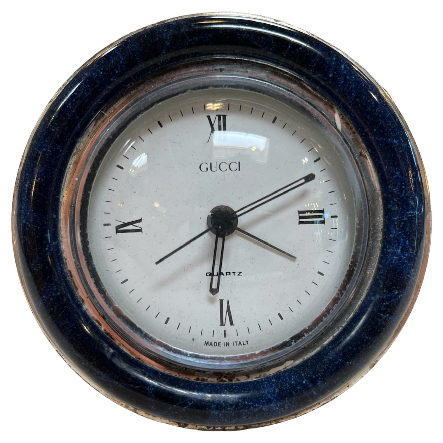 Orologio da tavolo Gucci vintage anni '80 in vendita su 1stDibs