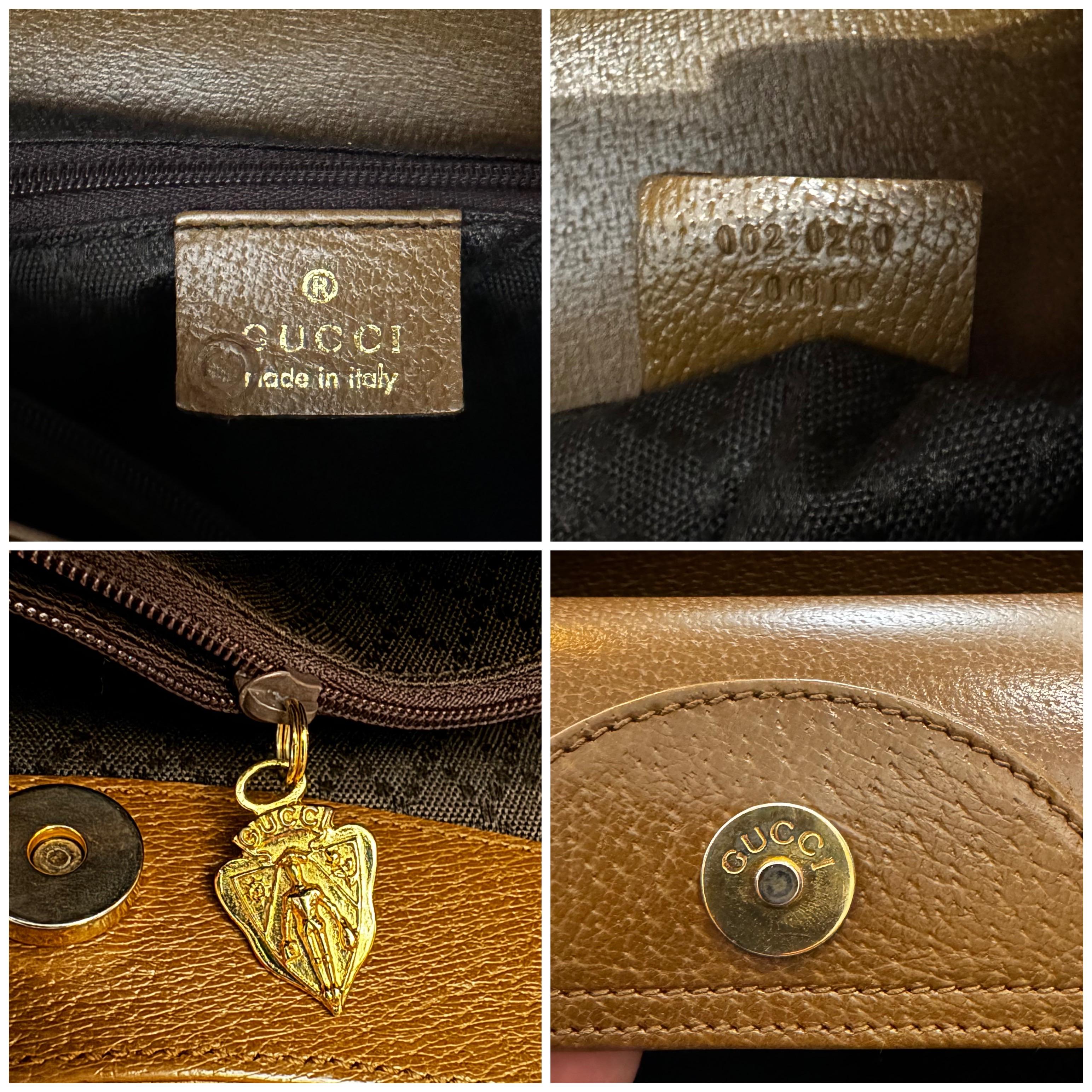 1990s Vintage GUCCI Diana Tote Bamboo Tote Bag Leather Brown (Medium) 6