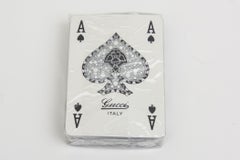 Vintage Gucci Dual Deck of Playing Cards Game, Desk Accessory