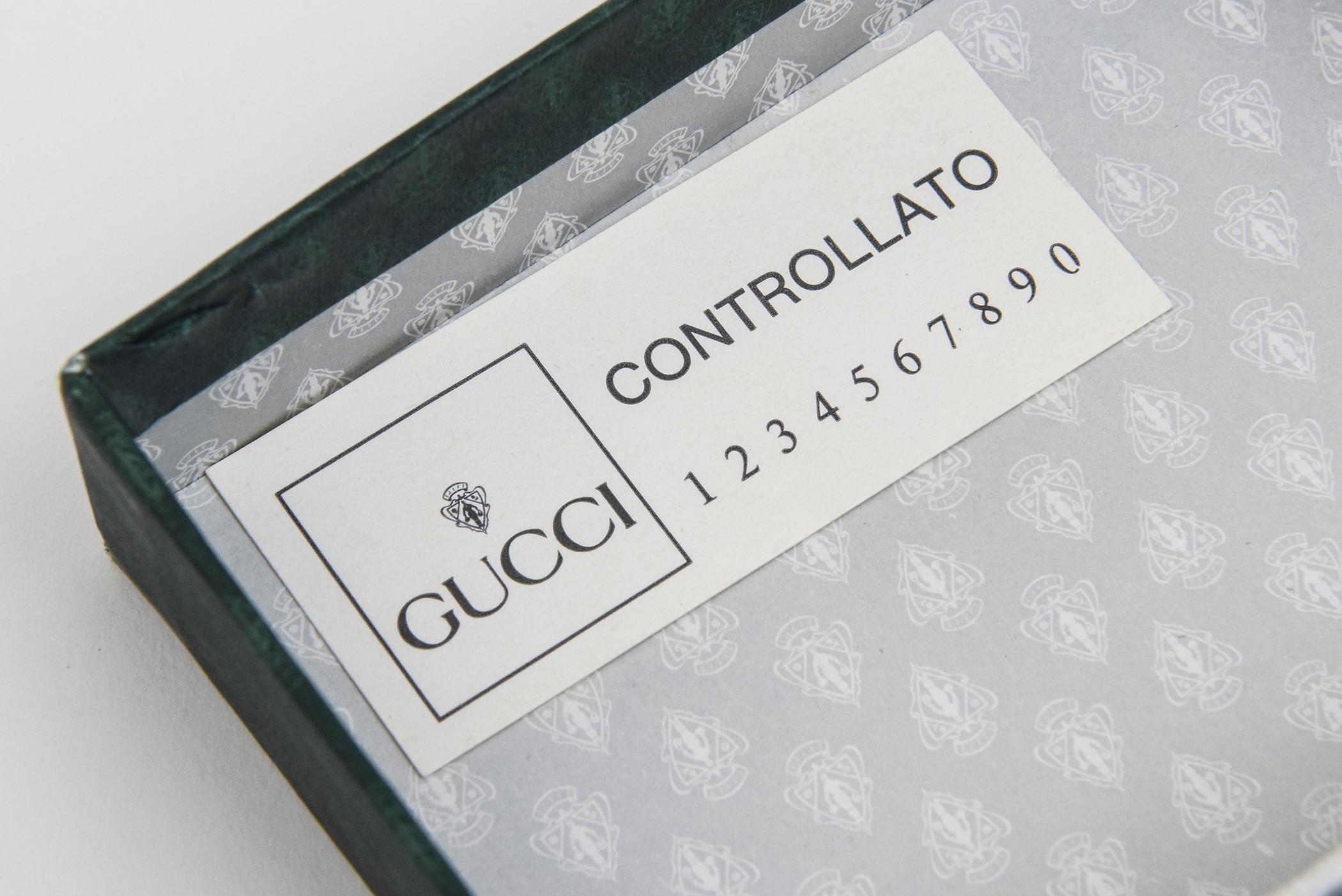 italien Gucci - Accessoire de bureau ou jeu de cartes à jouer vintage à deux niveaux en vente