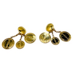 Vintage Gucci Gold Plated Clip On Earrings 1990s - 1991 Collection
