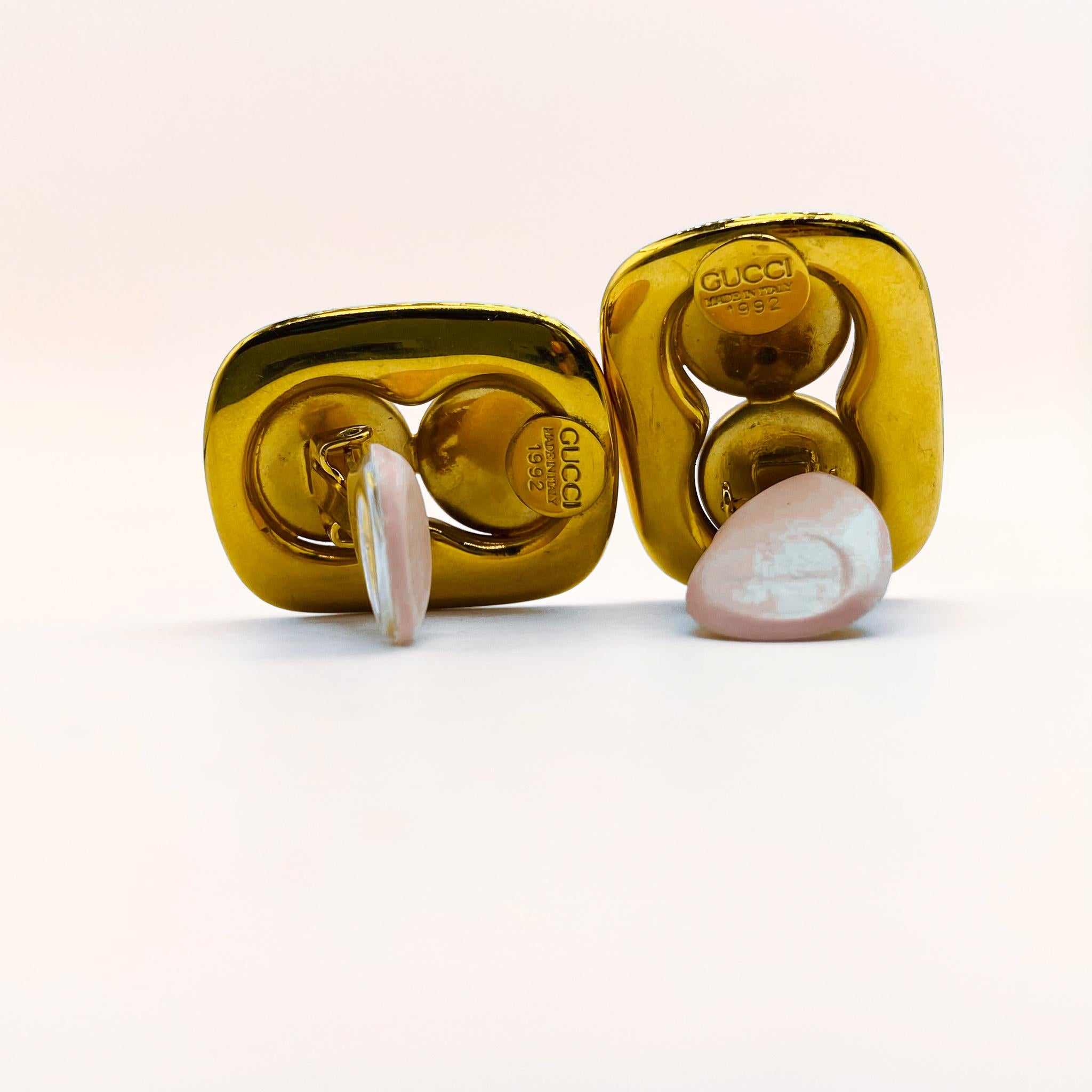 gucci earrings gold