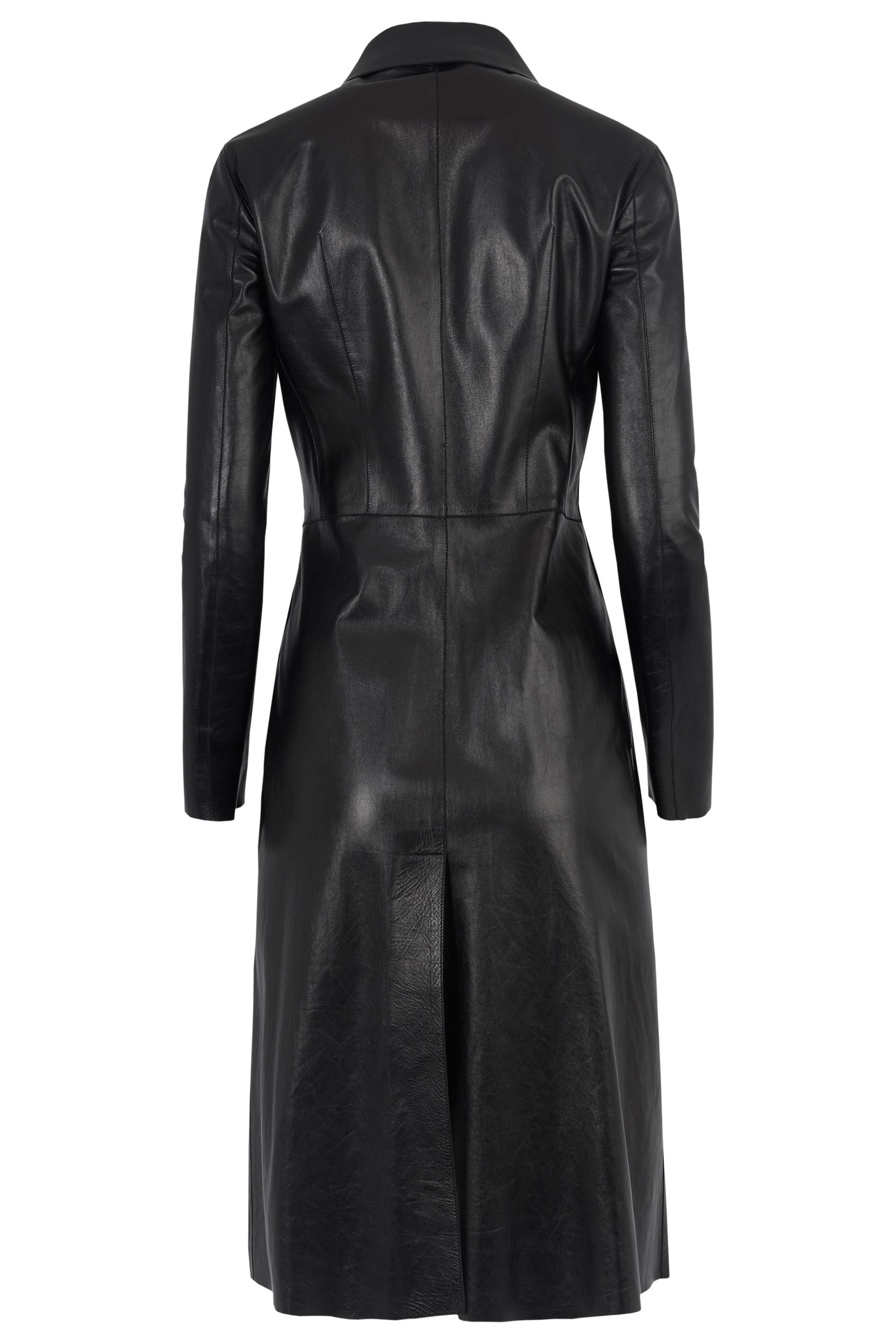 Vintage Gucci F/W 1996 Abrigo largo de piel en Excelente estado para la venta en London, GB