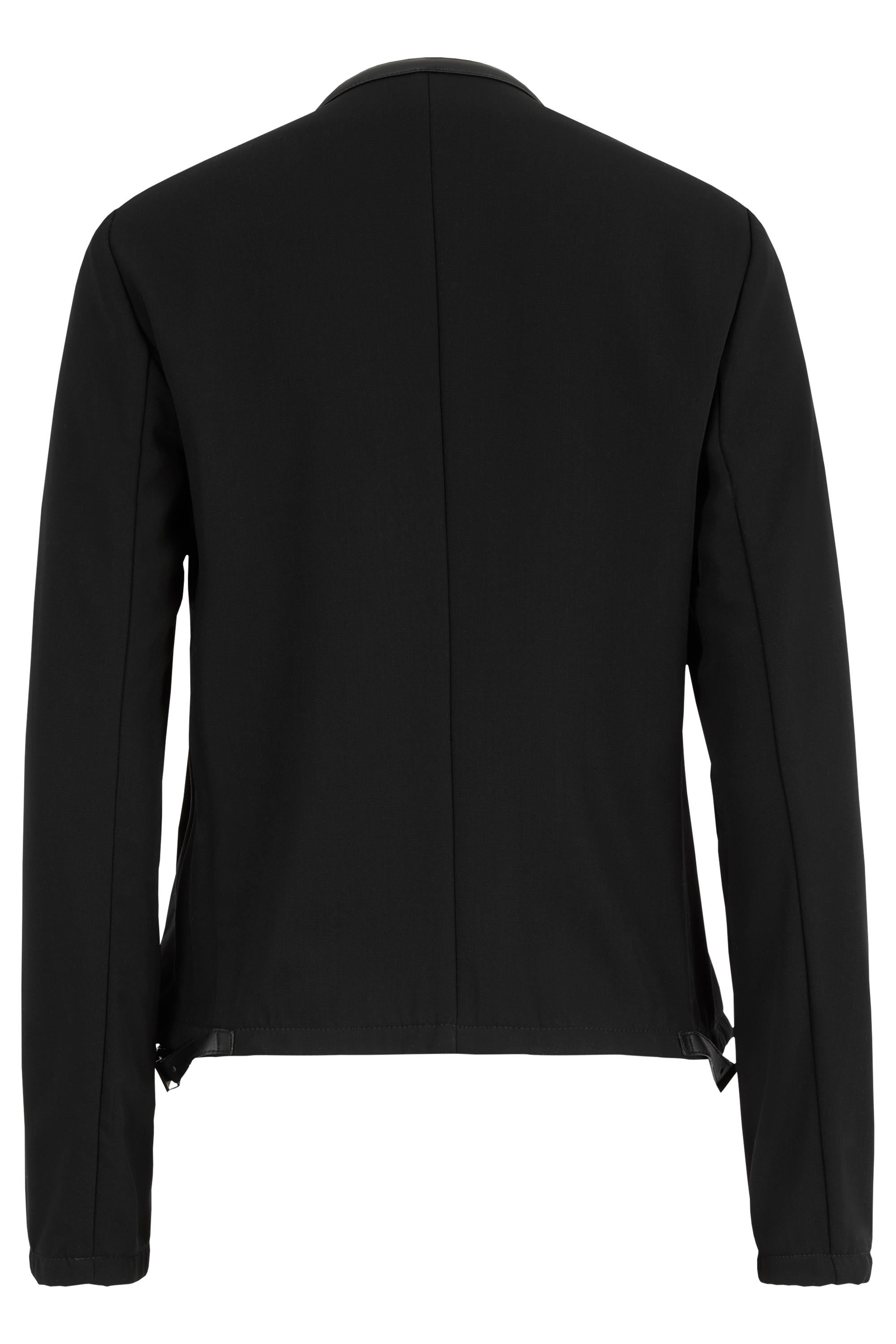 Vintage Gucci F/W 1999 Schwarz Wolle Schnalle Jacke für Damen oder Herren im Angebot