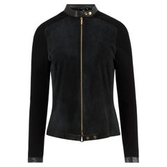 Vintage Gucci F/W 2000 Leichte Jacke aus Kaschmir und Wildleder