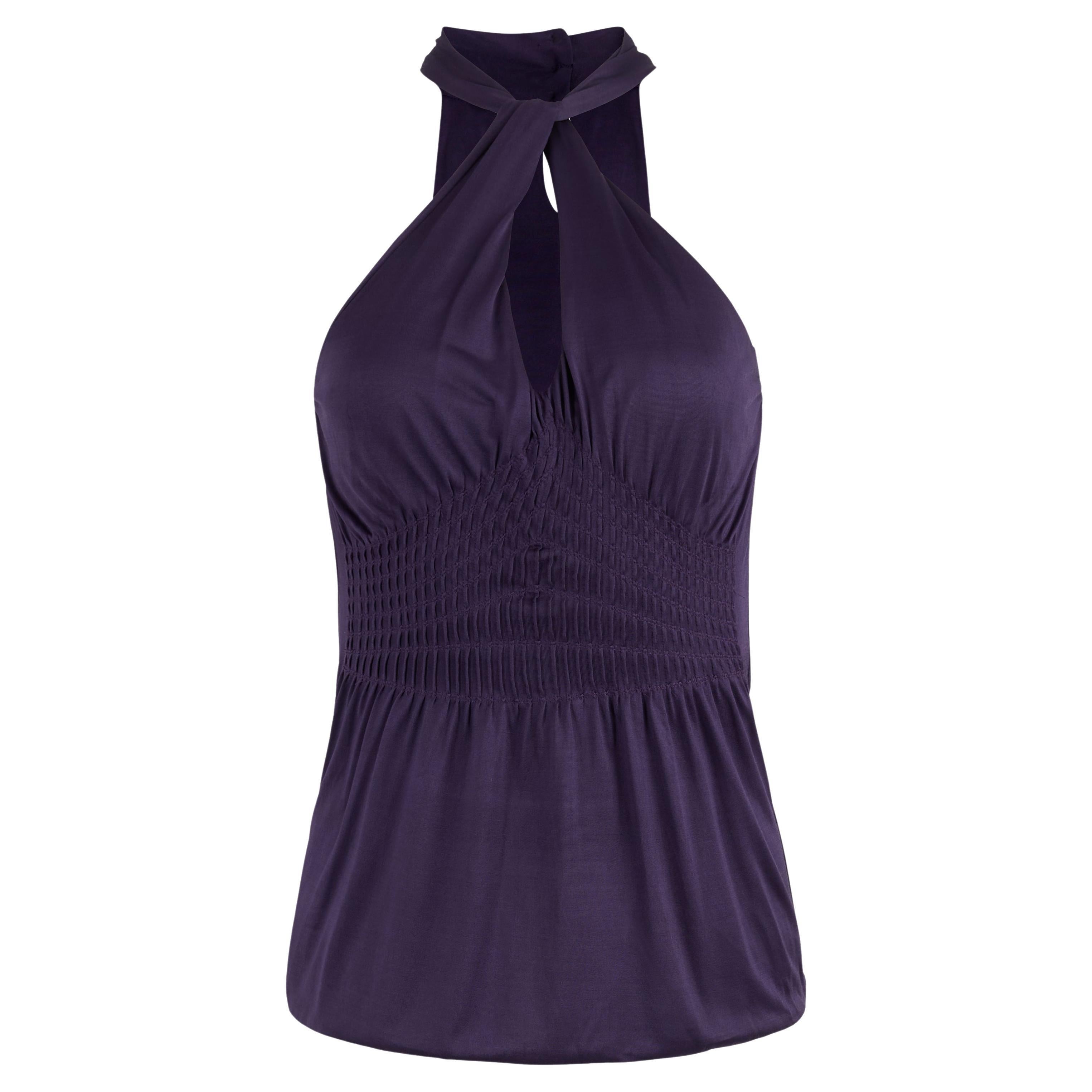 Vintage Gucci F/W 2003 Purple Top For Sale