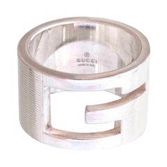 Vintage Gucci G Ring Silver at 1stDibs | g gucci ring, vintage gucci  jewelry, gucci ring silver