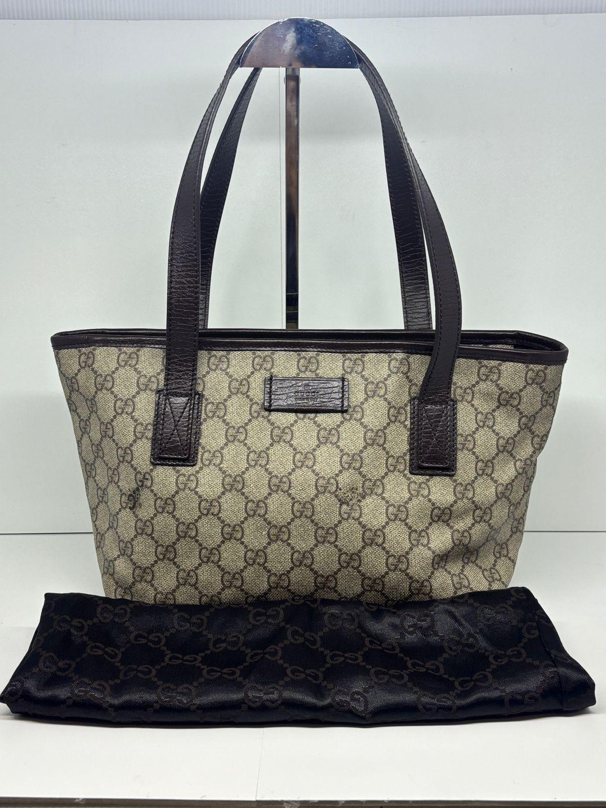 Vintage Gucci GG Canvas Small Tote In Fair Condition In Jakarta, Daerah Khusus Ibukota Jakarta