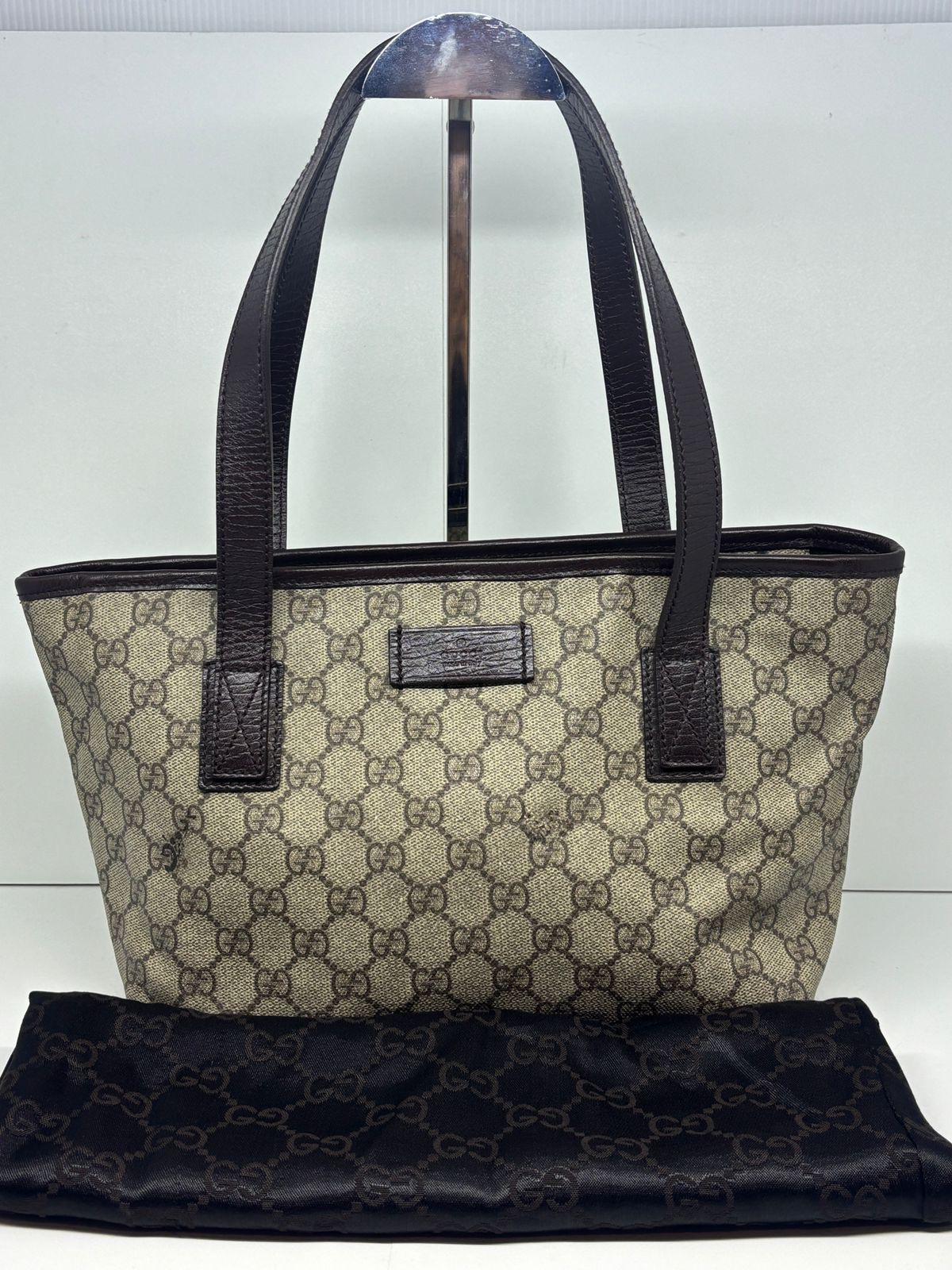 Women's or Men's Vintage Gucci GG Canvas Small Tote