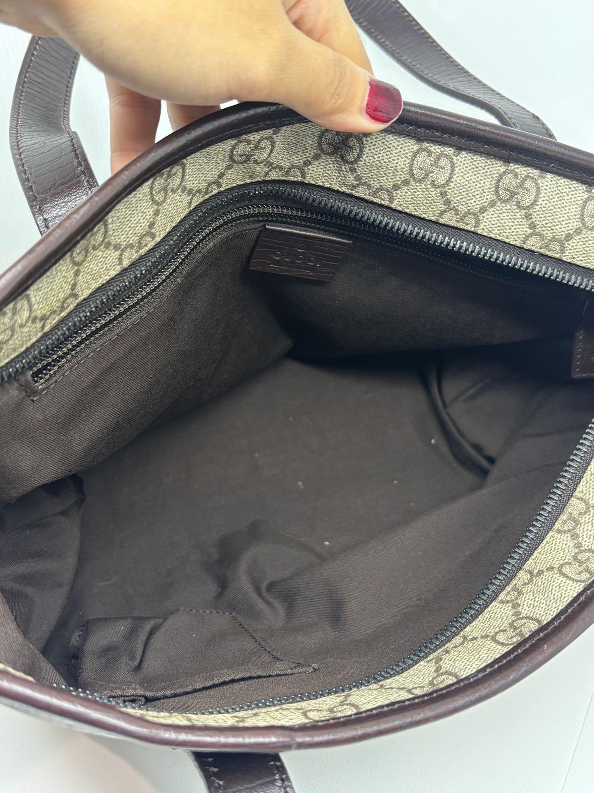 Vintage Gucci GG Canvas Small Tote 4