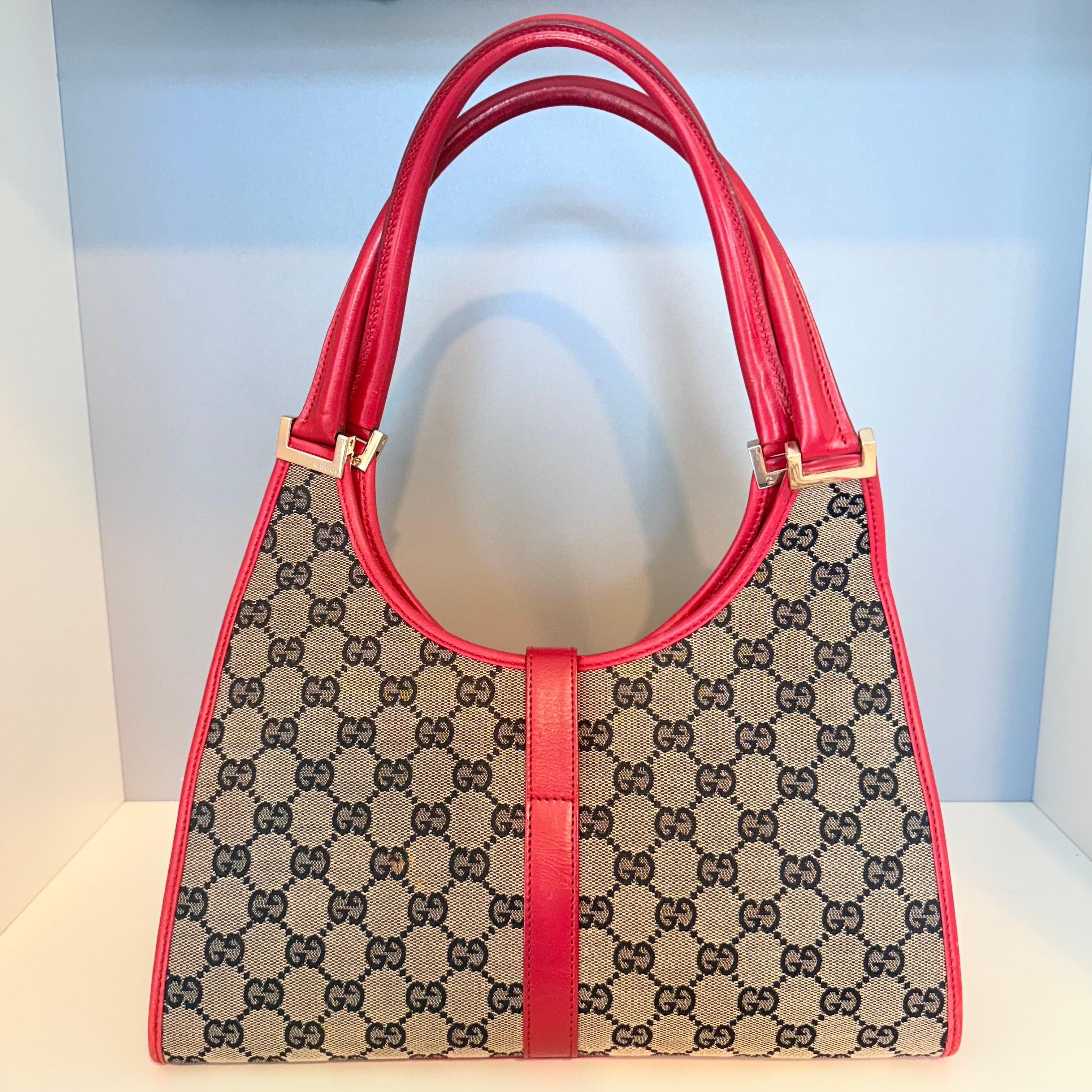 Marron Gucci GG Jackie Sac vintage