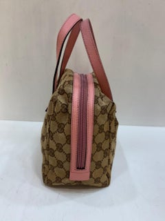 Vintage Gucci GG Pink Tofu Tote Bag