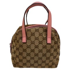 Borsa tote vintage di Gucci GG Pink Tofu