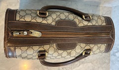 Vintage GUCCI GG PLUS Boston Bag 1970s