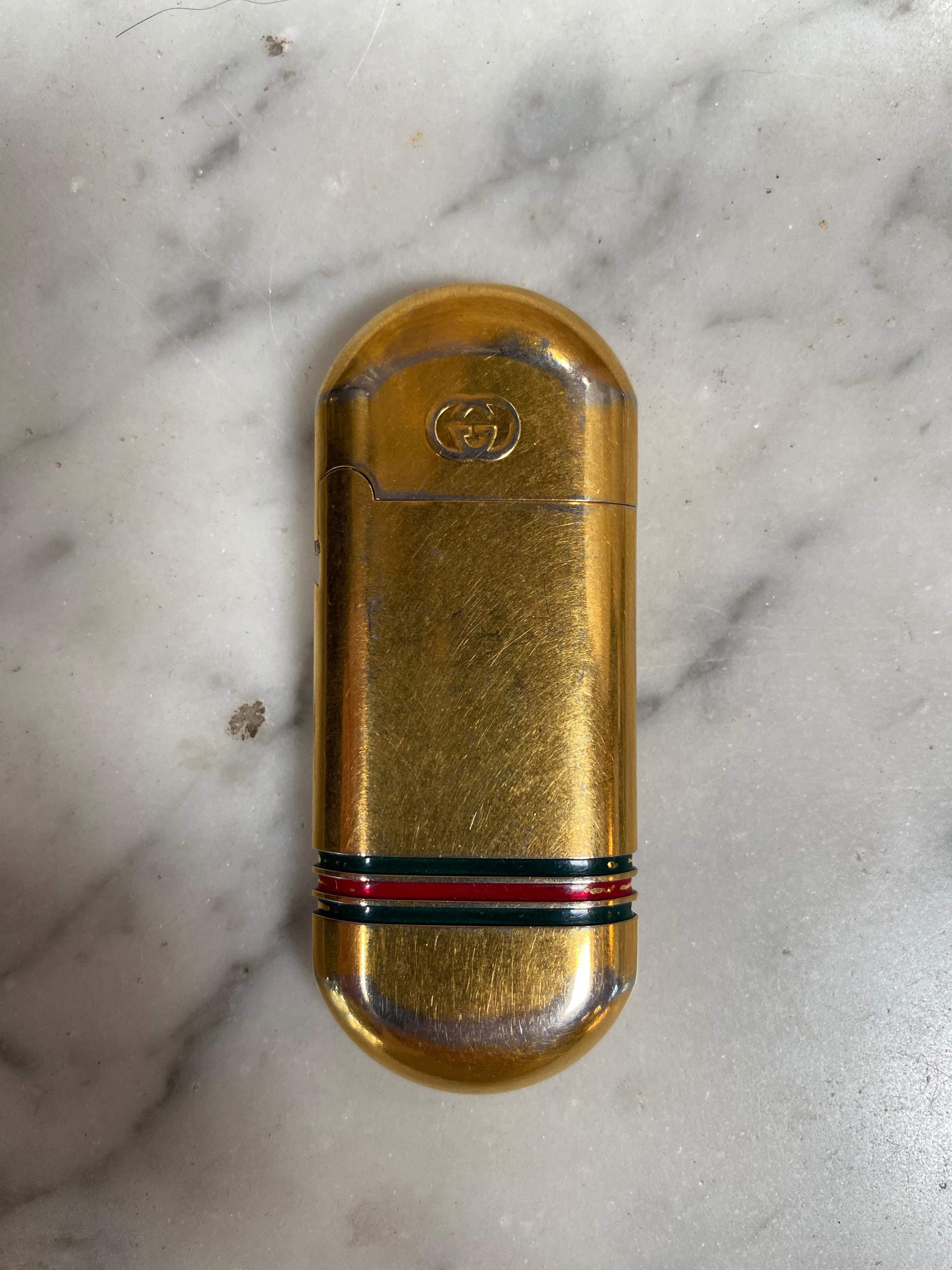 Vintage Gucci Gold Lighter, 1970s at 1stDibs vintage gucci lighter