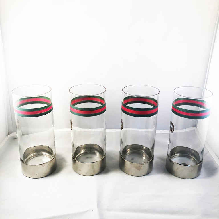 vintage gucci drinking glasses