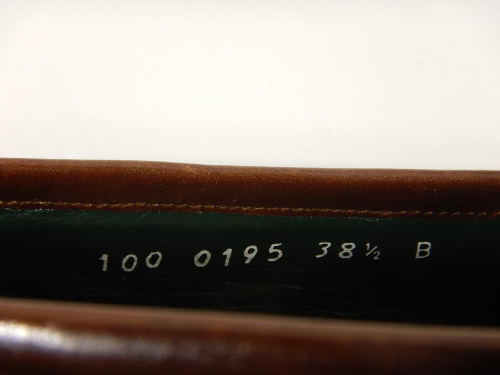 Vintage Gucci Horsebit Alligator Loafers Größe 38,5, Vintage im Angebot 11