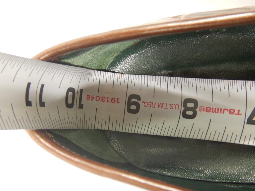 Vintage Gucci Horsebit Alligator Loafers Größe 38,5, Vintage im Angebot 13
