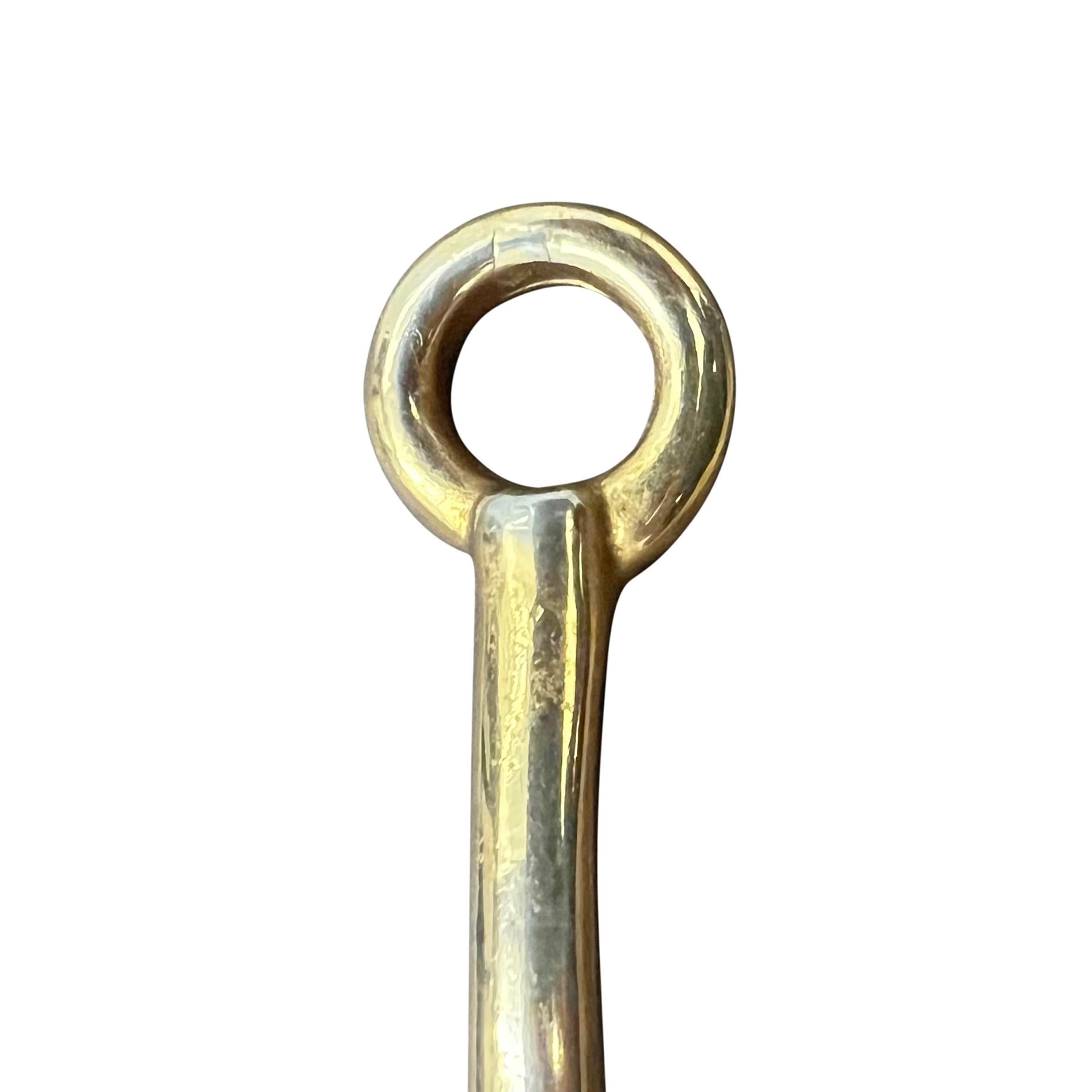 Late 20th Century Vintage Gucci Gold-Plated Horsebit Bottle Opener
