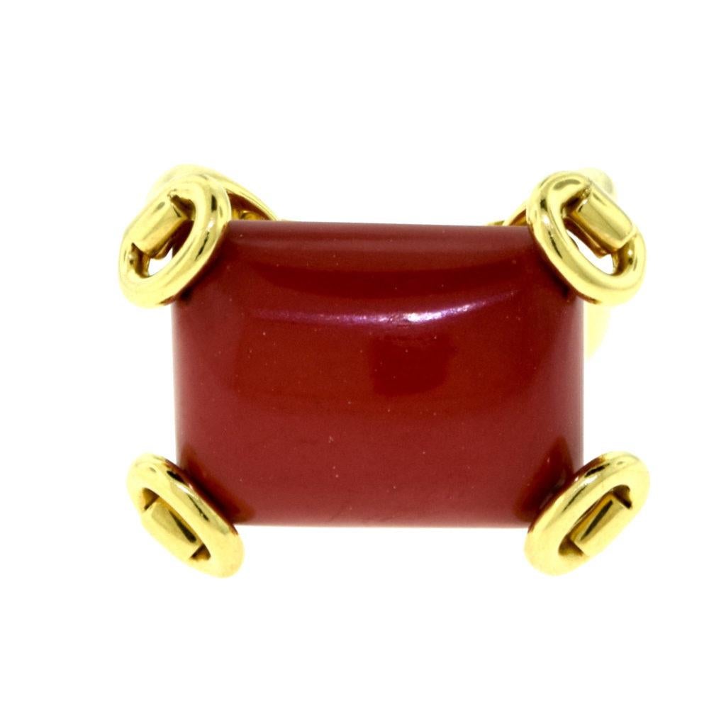 Brilliance Jewels, Miami
Questions? Call Us Anytime!
786,482,8100

Ring Size: 6.5 - 7

Designer: Gucci

Collection: Horsebit

Metal: Yellow Gold

Metal Purity: 18k

Stone: Natural Rectangular Red Coral

Coral Dimensions:  19.91 x 15.36 x13.96