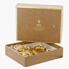 Vintage Gucci Interlocking-G Gold-Plated Logo Belt