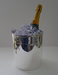 Vintage Gucci, Italy - Rare Wine Cooler / Champagne Bucket - Belt & Buckle