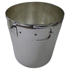 Vintage Gucci, Italy - Rare Wine Cooler / Champagne Bucket - Belt & Buckle