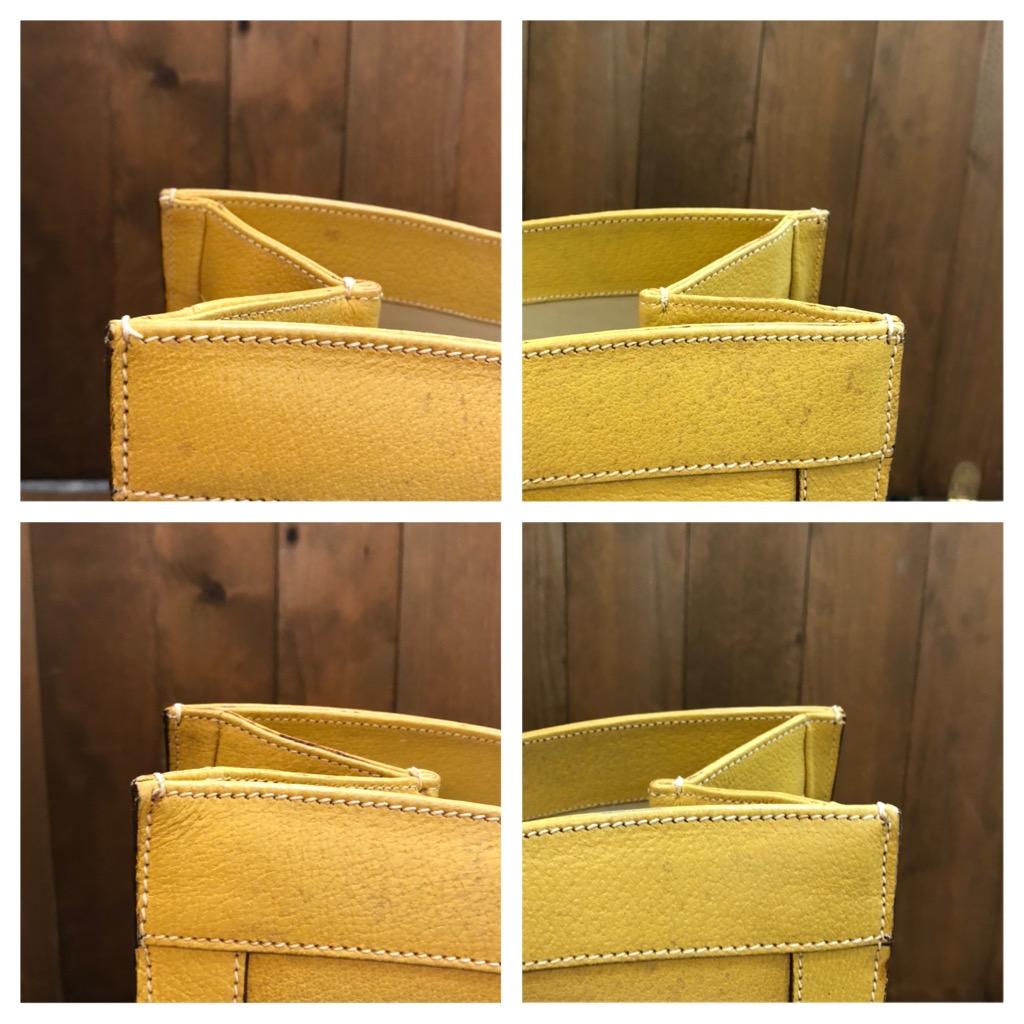 Vintage GUCCI Large Diana Tote Bamboo Tote Bag Leather Yellow Single Compartment For Sale 1