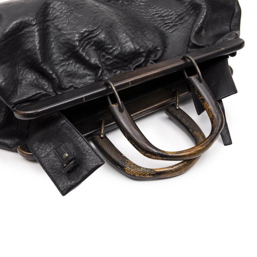 Vintage Gucci leather bag For Sale 5