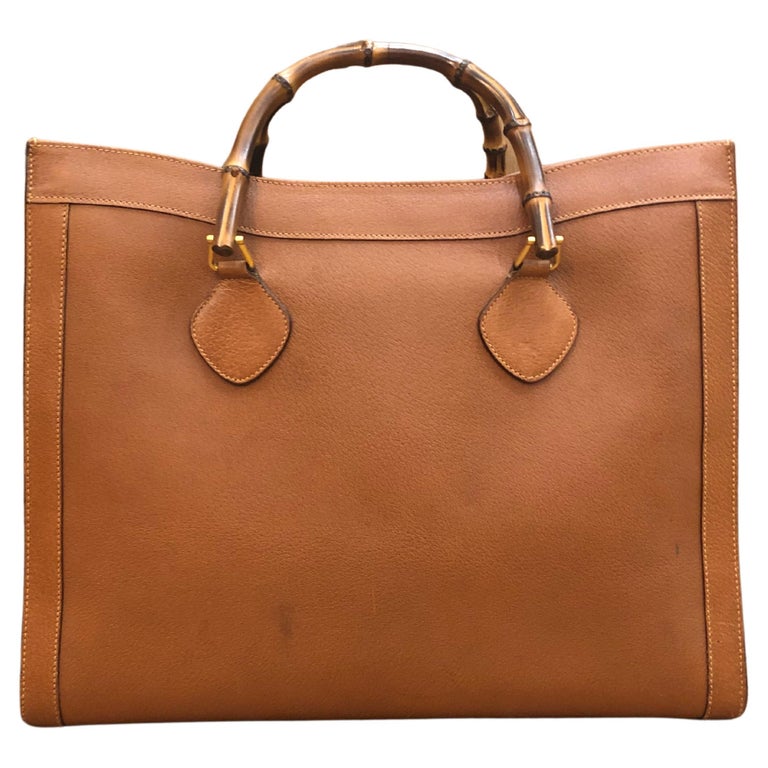 Luxury Designer Shopping Bag Diana Bamboo Top Quality Genuine