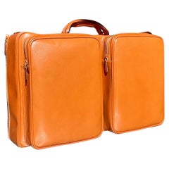 Vintage Gucci Leather Travel Bag with Original Box