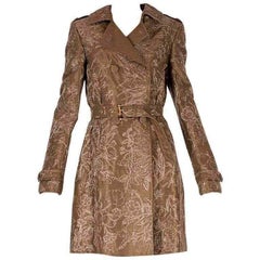Vintage Gucci Limited Edition Embroidered and Beaded Trench Coat NWT