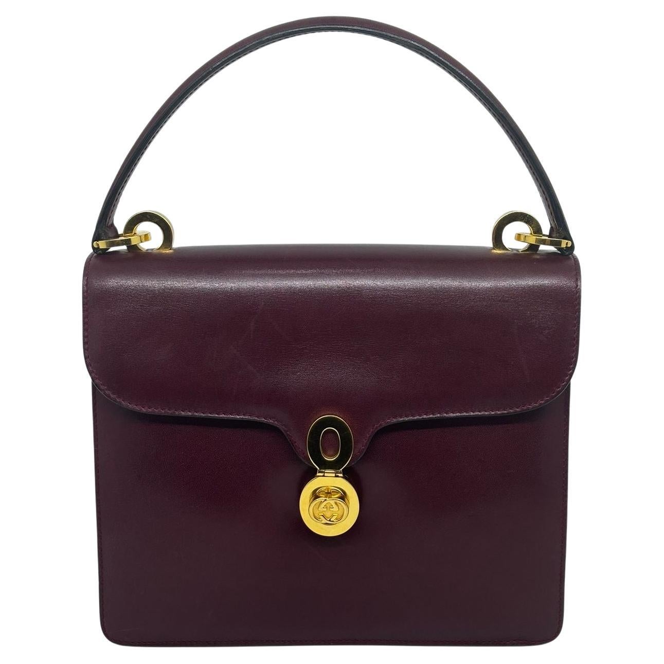 Maroon gucci bag shop