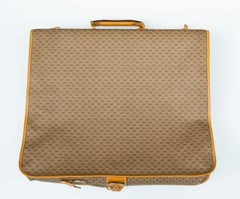 Vintage Gucci Microguccissima Coated Canvas Travel Bag